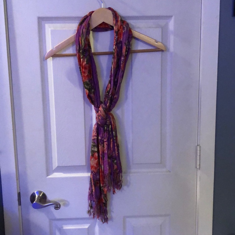 Floral scarf